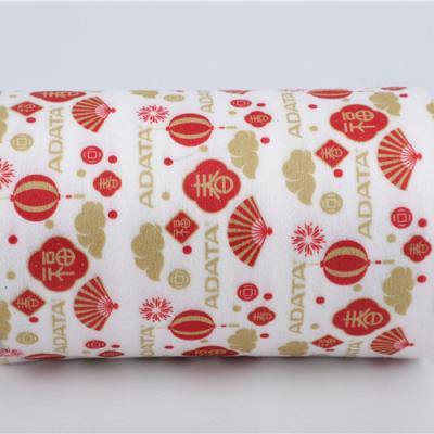 China Wholesale Breathable Spunlace Printed Nonwoven Disposable Fabric Chinese New Year Series Printed Nonwoven Fabric for sale