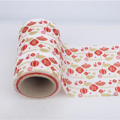 China Breathable manufacturers supply spunlace printing nonwoven fabrics floral print series nonwoven fabrics can be wholesaled for sale