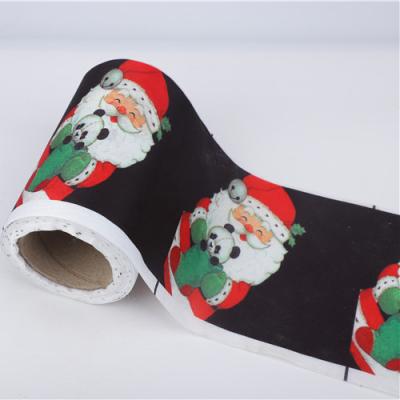 China Breathable Manufacturers Supply Printed Spunlace Nonwoven Christmas Disposable Fabric Series Printed Protective Nonwoven for sale