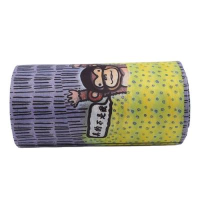 China Breathable cute cartoon printing spunlace nonwoven fabric children series adult spunlace nonwoven fabric for sale