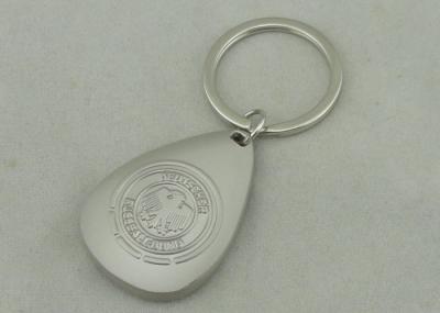 China OEM 3D Zinc Alloy Promotional Keychain Misty Nickel Soft Enamel for sale