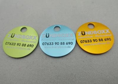 China Custom Anodized Trolley Coin, Aluminum Promotional Trolley Coins with Soft and Key Chain for sale