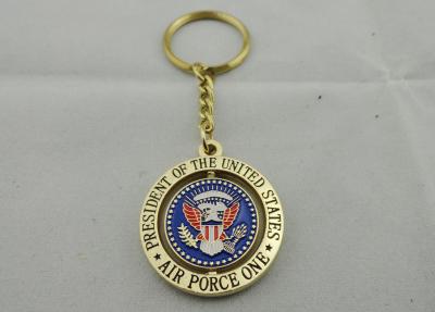 China Schlüsselanhänger 3D Eagle, Zink-Legierungs-Antiken-Vergolden förderndes Keychain mit weichem Email zu verkaufen