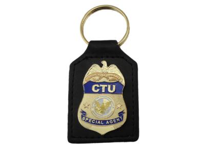 China Aluminium van de de Agentendouane van CTU het Speciale, Zacht pvc, Leer Zeer belangrijke Ketting/Aangepaste Keychain Te koop