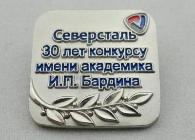 China Zinc Alloy, Copper, Pewter 3D Russia Lapel Pin, Brooch Soft Enamel Pin with Misty Silver Plating for sale