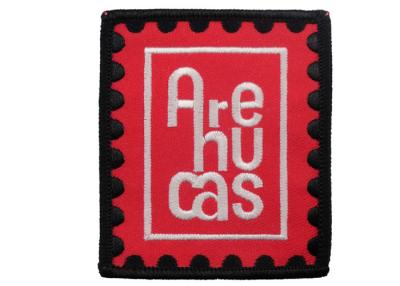 China Red Customized Embroidery Patch, Embroider Patch For Garments, Shoes, Uniform for sale