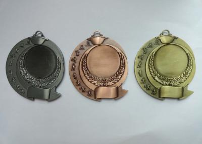 China Zinc Alloy Antique Gold Plated 3D Die Cast Military, Sport, Awards Medals without Enamel for sale