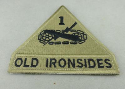 China Old Ironsides Custom Embroidery Patches American Police Woven Patches for sale