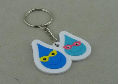 Chine Petit Keychains adapté aux besoins du client promotionnel bleu pour donnent loin des cadeaux à vendre