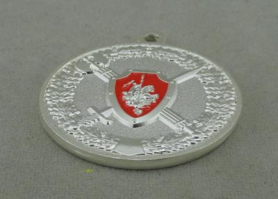 China Russia Army Celebration Die Cast Medals Customizable Medals With Silver Plating for sale