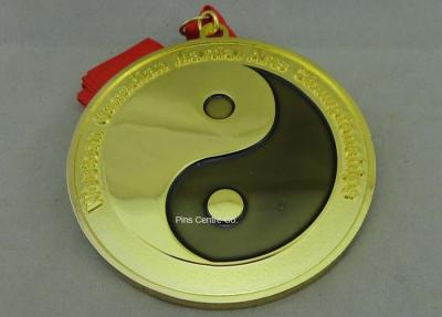 China Customized Karate Medals , Judo Taekwondo Jiu - jitsu Medals , Zinc Alloy Martial Arts Medals. for sale