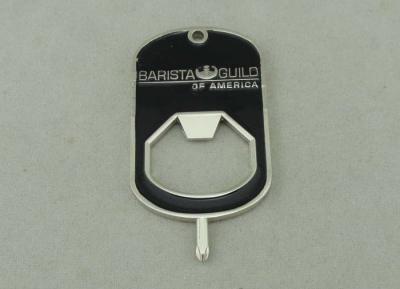 China Die Casting Personalized Dog Tags for Barista Guild With Zinc Alloy Tool for sale