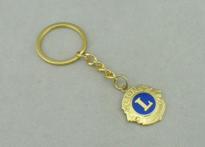 Chine le laiton de la conception 3D a embouti l'émail mol avec le placage à l'or Keychain promotionnel pour des lions à vendre