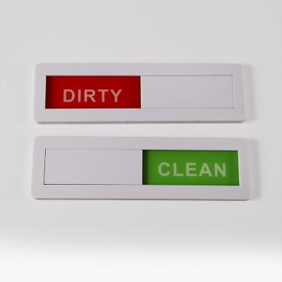 China High Quality Acrylic Dishwasher Waterproof Magnet Clean and Dirty Sign with Best Price for sale