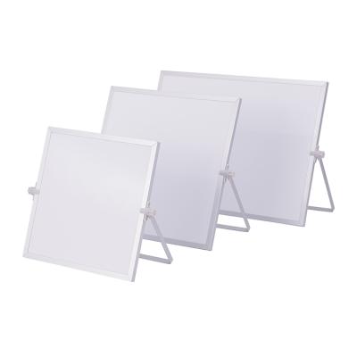 China Removable Small Double Sided White Board Calendar Mini Portable Desktop Dry Erase Board with Stand and Small Monthly Calendar Whiteboard for sale