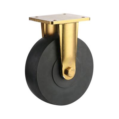 China EXPO Rigid 200mm 2021 March Extra Heavy Duty Nylon Rigid Caster & Wheel for sale