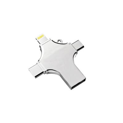 China Metal New Product Multifunctional USB Flash Drive for Type C Devices and computer for sale