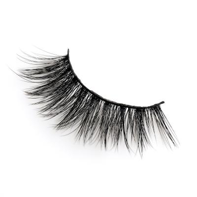 China Faux mink custom your own branded 3d eyelashes wholesale faux mink lash vendors silk lashes flouring eyelashes for sale