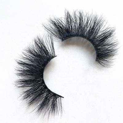 China Wholesale 3d faux mink natural soft silk faux strip super thin eyelash strip lashes 25mm mink eyelash vendors for sale