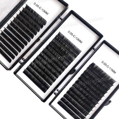 China Wholesale Qingdao Factory Lash 3D Matte Natural Look Fans Easy Make Russian Volume Eyelash Extensions Professional False Mink for sale