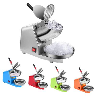 China Factory Supply Environmental Friendly 300w Household Mini Ice Smashing Electric Ice Crushers and Shavers Stainless Steel Commercial Snow Cone Machine for sale