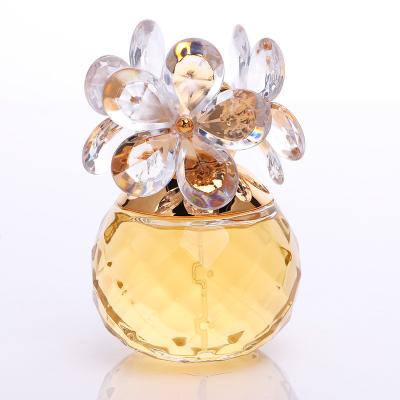 China Flower 60ml Happiness Perfume Light Caliber Lady Perfume Cosmetic Long Lasting Body Perfume Fragrance With Glass Bottle for sale