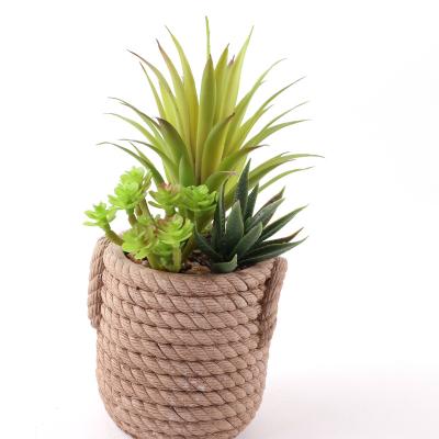 China Decorative Succulents Mini Green Artificial Succulent Home Indoor Artificial Unpotted Plants Decoration Plants Potted Succulents for sale