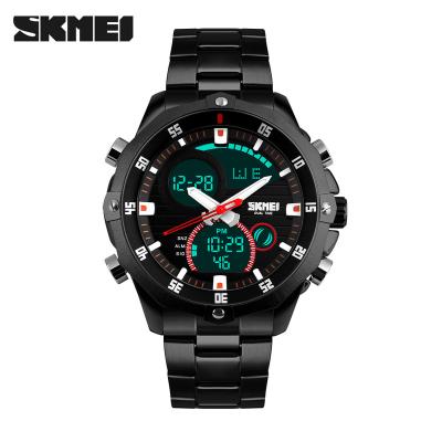 China High Quality Factory SKMEI Mens Business Watch Stainless Steel Band Alarm Chronograph Teams Cool Watch for sale