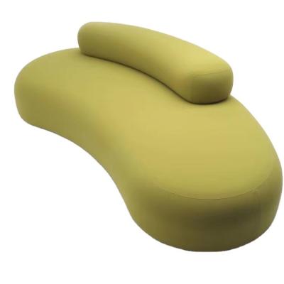 China (Size)Runxi Sofa Living Room Furniture Fabric Adjustable Modern Curved Cream Loop Velvet Bubble Rock Sofa for sale