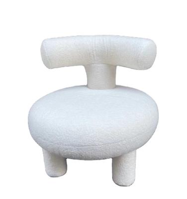 China Puffy Lounger Tufted Loop Lounge Modern Design Armless Chair for sale