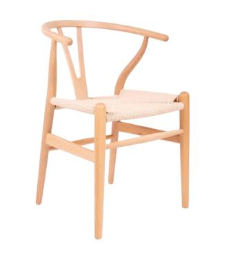 China Ash Wood Hans Wegner Danish Factory Professional Y-Chair Cooling Solid Wood Dining Chairs Wishbone Chair for sale