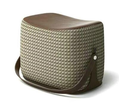 China Runxi New Tufted Modern Designer Stool Leather Fancy Stool For Interior Design for sale