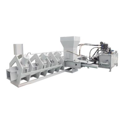 China 160 pcs/h hydraulic system rice husk woodchip molding machine coconut bran/rice husk block press for sale