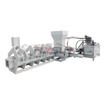 China Rice Husk Cocos Fiber Packing Press Machine Coconut Peat Compactor Machine Coconut Husk Packing Processing Line for sale