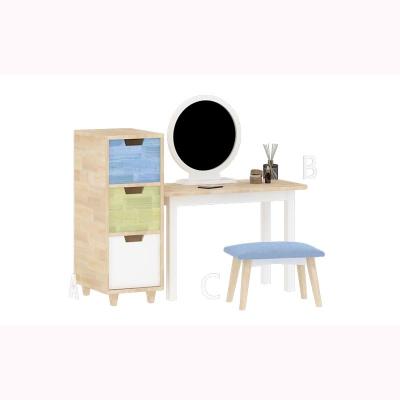 China Kindergarten furniture children's solid wood dressing table wooden children's furniture zu verkaufen