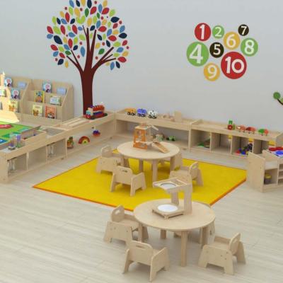 Китай High quality childcare furniture layout kindergarten school furniture tables and chairs продается