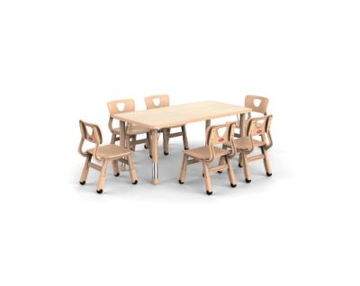 Китай Luxurious Rectangular Table for Children Special Safety Furniture for Kindergarten Hot-selling Furniture продается