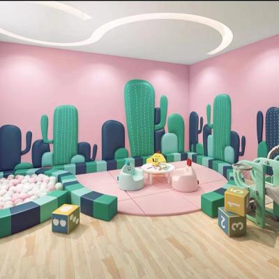 Chine Children Indoor Room 3D Decorations Nursery Childcare Center Soft Wall Panels for Kids Indoor Play Area à vendre