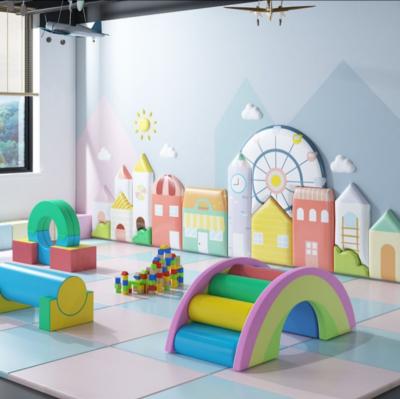 China Kids Indoor Play Area Safety Foam Soft Wall Decoration Padding for Children Bedroom Te koop