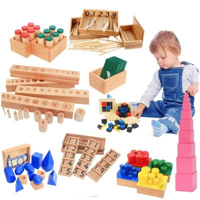 China Kindergarten School Wooden Educational Toys Montessori Material for Daycare and Childcare Center en venta