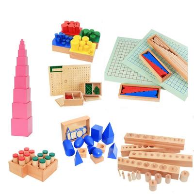 China Children early learning wooden educational sensorial montessori materials toys for kids kindergarten en venta