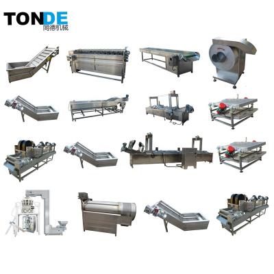 중국 Frozen Potato Chips Making Machines Vegetable Processing Plant Frozen Potato Chips Processing Line Frozen French Fries Production Equipment 판매용