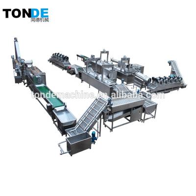 China Full Automatic Production Potato Chips Production Line Factory Machinery For Sale zu verkaufen