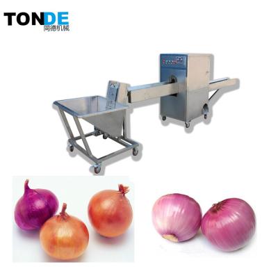 China Easy Operation Industrial Onion Skin Peeling Machine/Onion Roots Cutter/Onion Peeler for sale