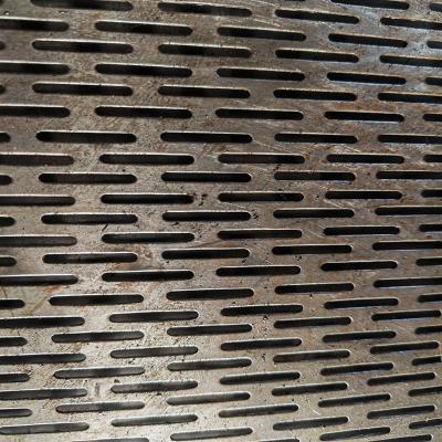 China Source Agricultural Manufacturer Mahinery Hot Sale Feed Grinder Grain Grinder Accessories Punched Long Flat Hole Metal Plate Screen for sale