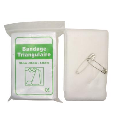 China Hemostasis 96*96*136cm High Quality Nonwoven Gauze Triangle Bandage for sale