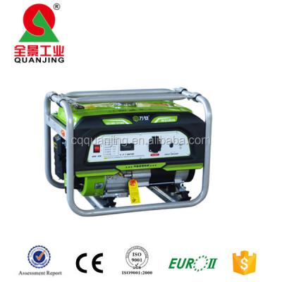 China new model ! WD3800 2.8kw Gasoline Generator Green Color 15L for sale