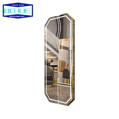 China Glowing Beauty Mirror Best quality luxury home decoration beauty salon decorative vanity mirror for hair barber shop for sale