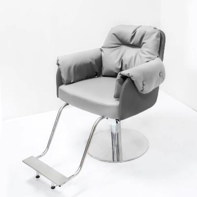 China Modern High-quality Wholesale Hair Chair Black Gold Hair Cutting Chair Manufacturers Shot Cross-border Beauty Salon Chair for sale