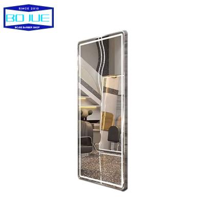 China Glowing Beauty Mirror China Factory wholesale salon mirror Wall full mirror hotel bathroom led full length mirror with light for sale